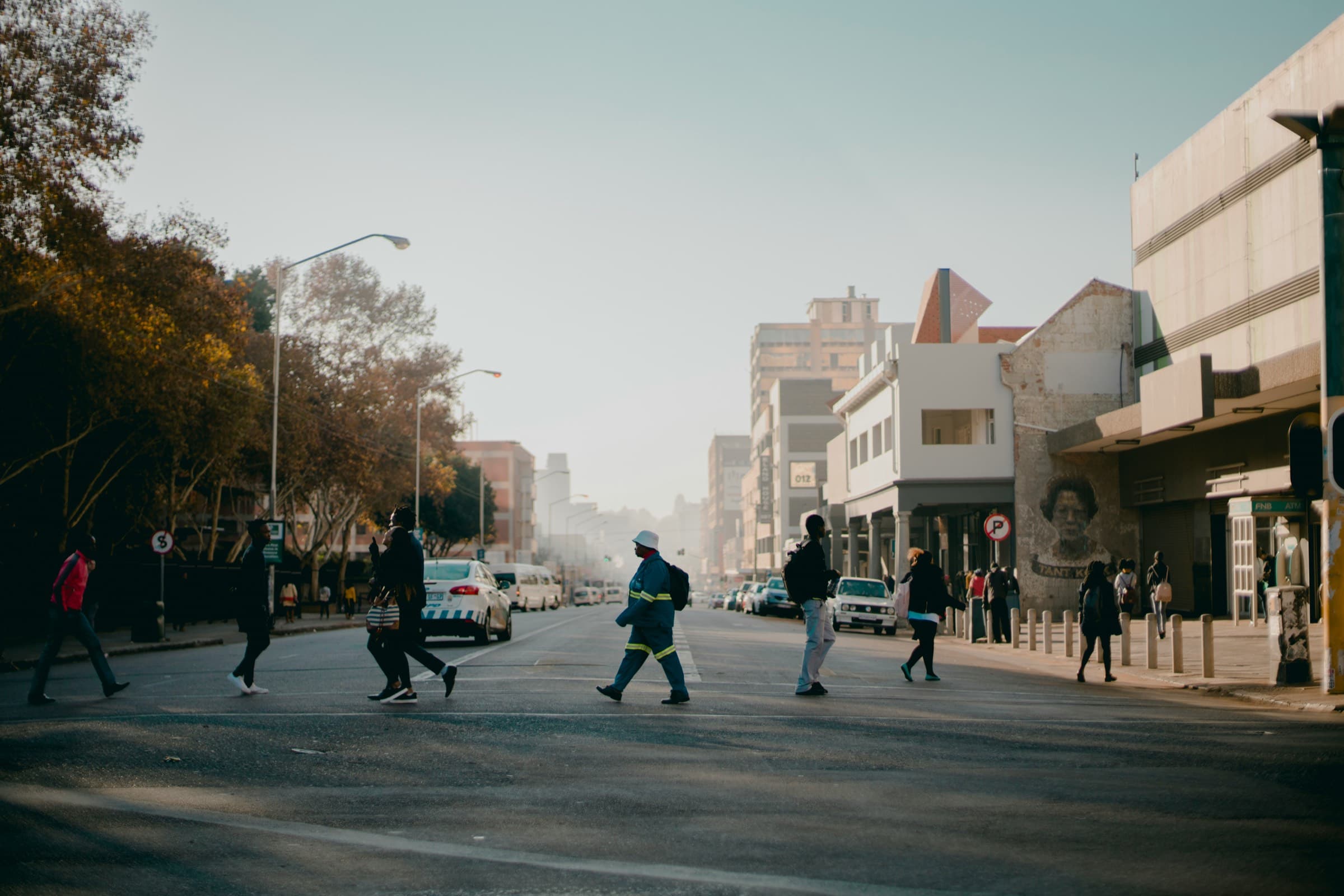 South African city street