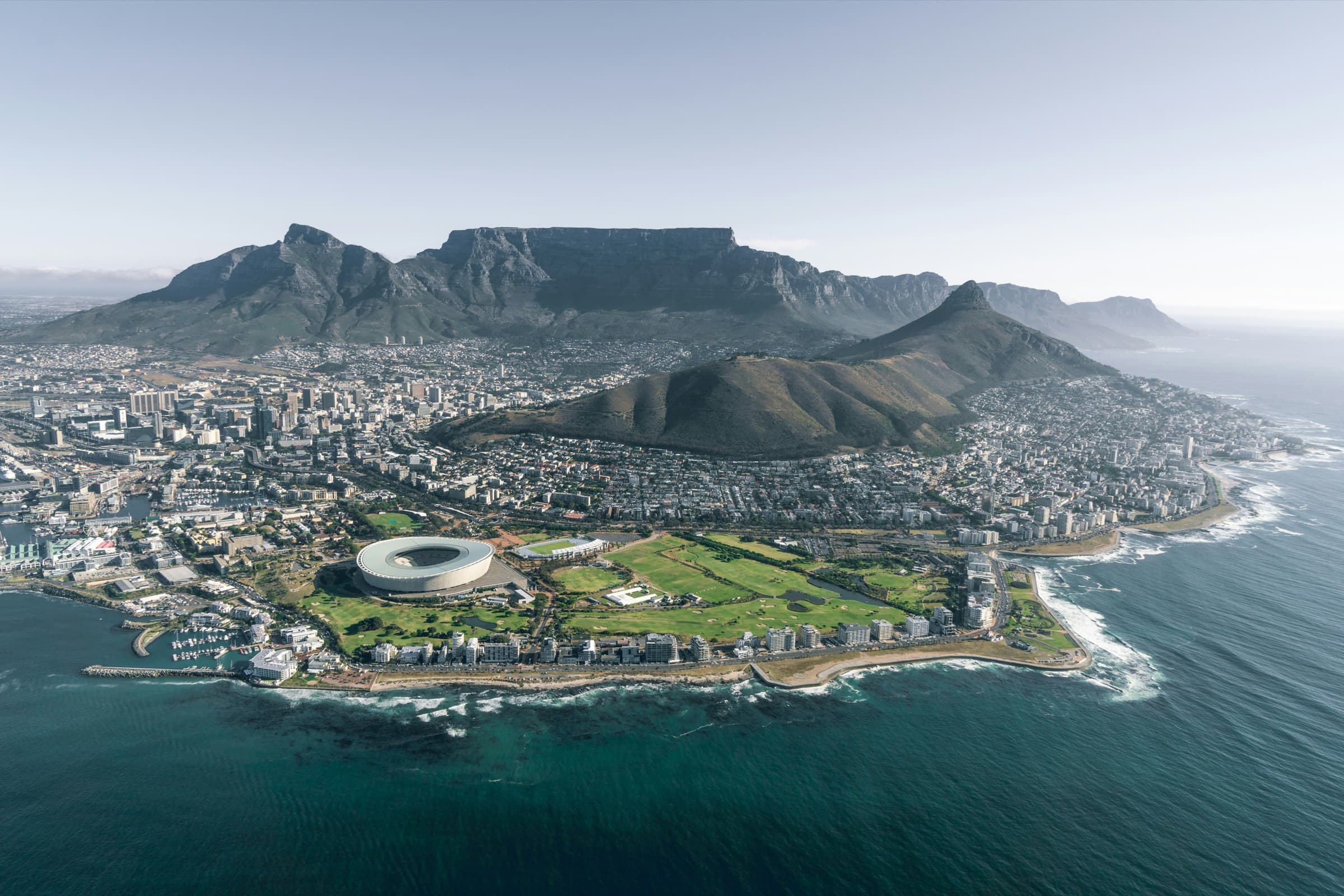 Cape Town aerial view
